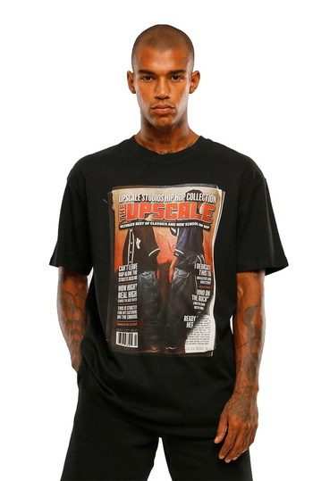 Upscale Studios Magazine Oversize T-shirt Black