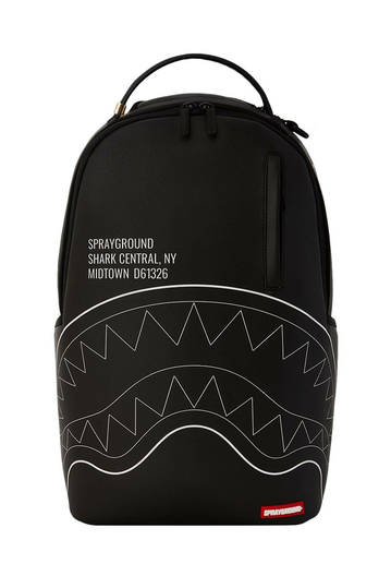 Sprayground Shark Central Black Backpack