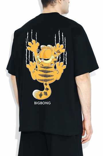 Bigbong Oversize T-shirt Garfield Black