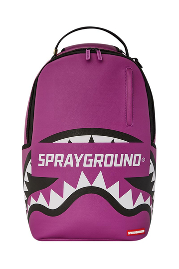 Sprayground Smash Logo Purple Backpack