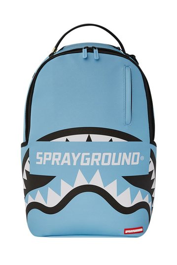 Sprayground Smash Logo Blue Backpack