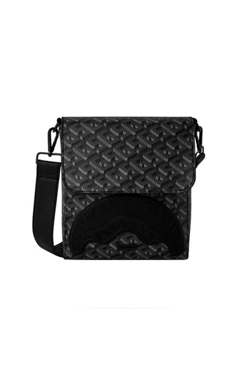 Sprayground 3D SG Blackout Crossbody Bag