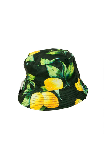 Bucket καπέλο διπλής όψεως Lemon Print Khaki