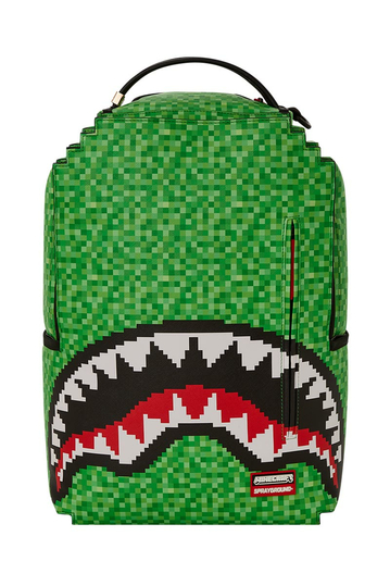 Sprayground Minecraft Pixel Green Backpack