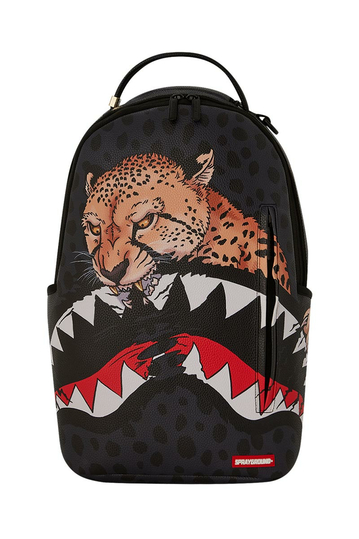 Sprayground Tyreek Hill Cheetah Feasting Shark Backpack