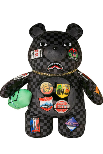 Sprayground Global Mogul Lost Ticket Bear Backpack