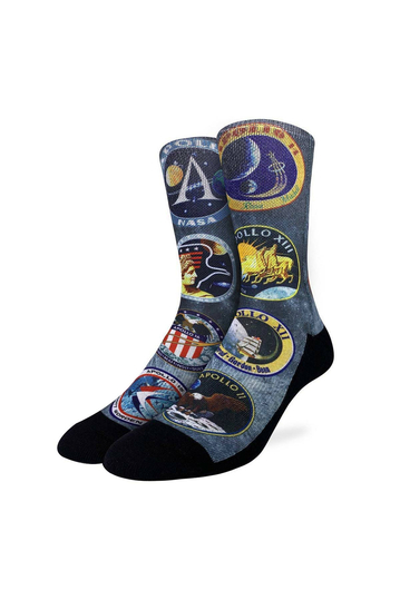 Good Luck Sock Men's Socks Apollo Mission Patches