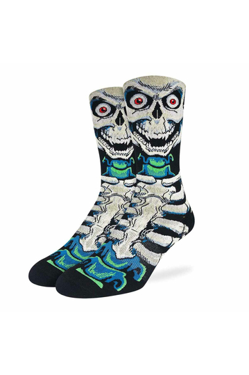 Good Luck Sock Men's Socks Evil Skeleton Halloween