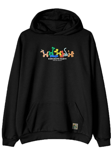 Kaotiko Explosive Party Hoodie Black