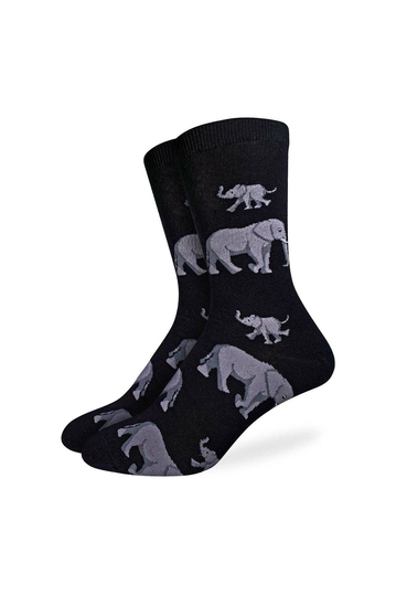 Good Luck Sock Men's Socks Elephant Family