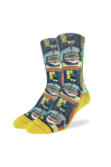 Good Luck Sock Men's Socks Batman & Ramen