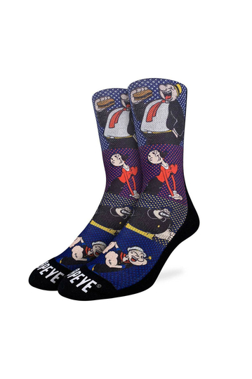 Good Luck Sock Men's Socks Popeye Comic Book Characters