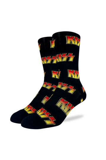 Good Luck Sock Men's Socks Kiss Logo