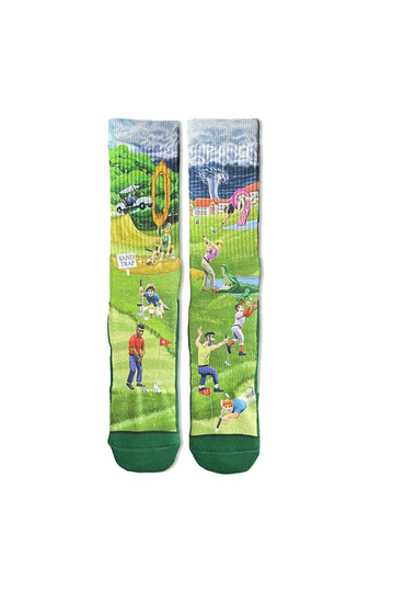 Good Luck Sock Men's Socks Crazy Golf