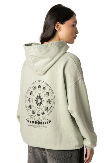 Kaotiko Hoodie Washed Oasis Fresh Green