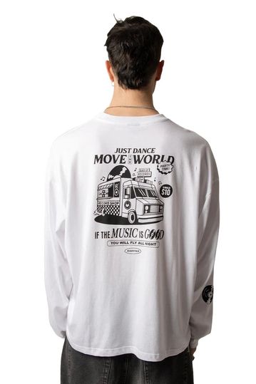 Kaotiko Just Dance Foodtruck White T-shirt