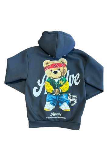 Unisex Hoodie Teddy Bear Absolve Dark Grey