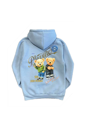 Unisex Φούτερ Teddy Bear Pleasures Light Blue