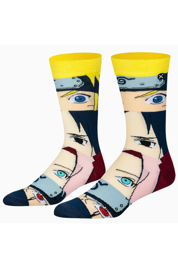 Odd Sox Naruto Faces Mash Up Men's Socks