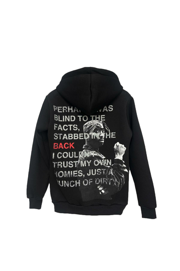 Tupac Hoodie Perhaps I Was Blind To The Facts