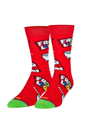 Cool Socks Froot Loops Cereal Bowl Men's Socks