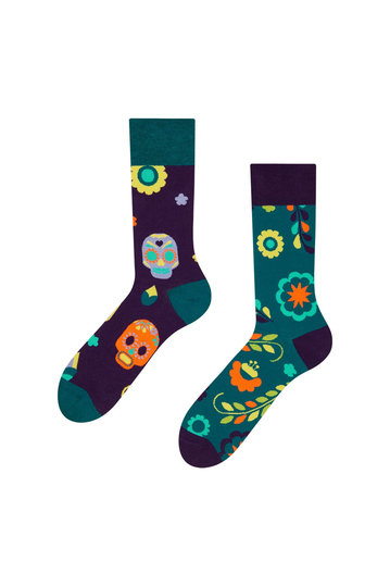 Dedoles Socks Regular Skulls & Flowers