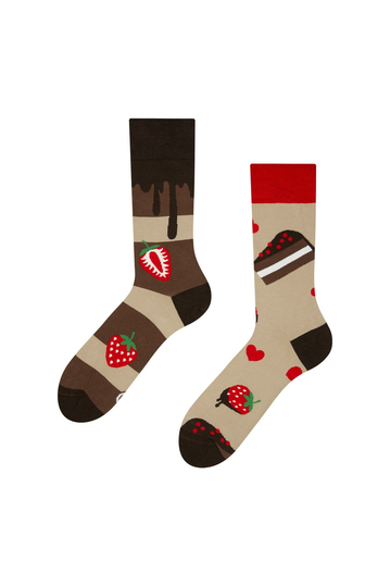 Dedoles Socks Regular Chocolate-Strawberry Cake