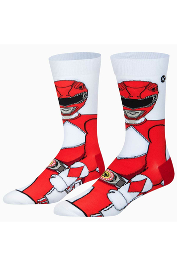 Odd Sox Red Ranger Men's Socks