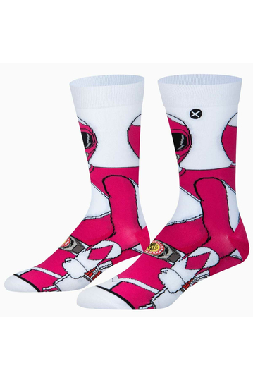 Odd Sox Pink Ranger Men's Socks