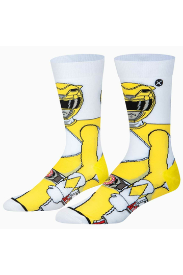 Odd Sox Yellow Ranger Men's Socks