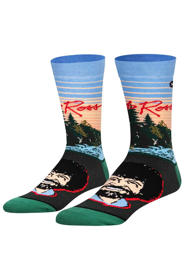 Odd Sox Bob Ross Sunset Men's Socks