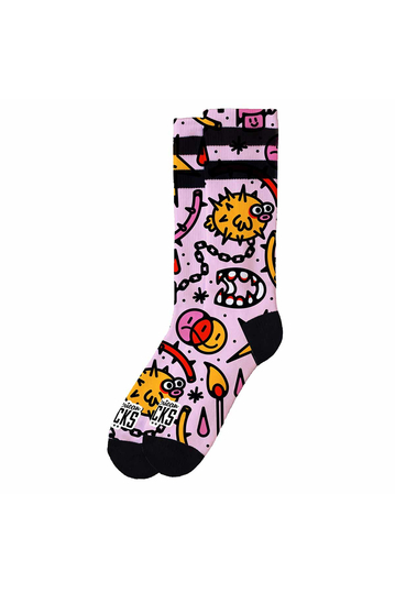 American Socks Blowfish Mid High Socks