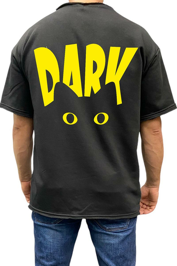 Bigbong Dark Oversize T-shirt French Terry Black