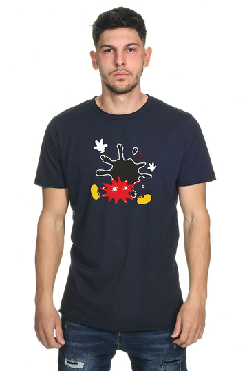 Bigbong Exploding Mouse T-shirt Navy