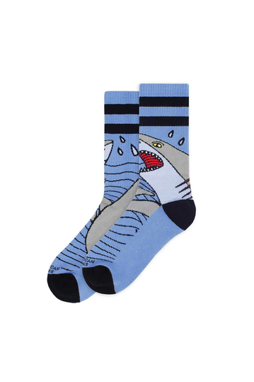 American Socks Shark Strike Mid High Socks