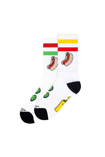 American Socks Hot "Hot Dog" Mid High Socks