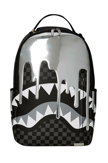 Sprayground Metallic Drip Sharks In Paris Backpack