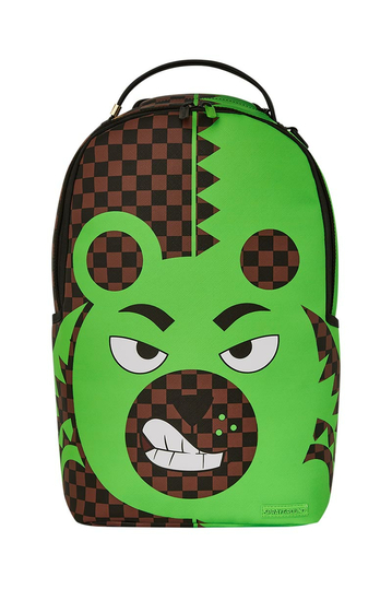 Sprayground Green Money Bear Backpack