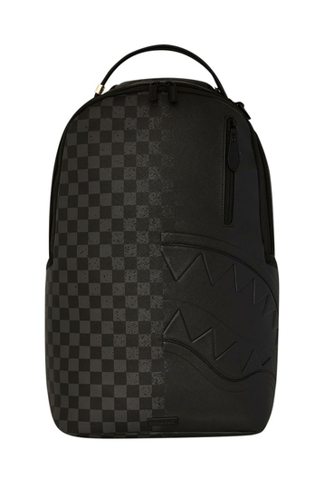 Sprayground Spray Spritz Grey Check Black Backpack