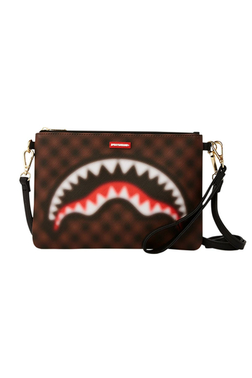 Sprayground Sharks In Paris Blur Crossover Clutch