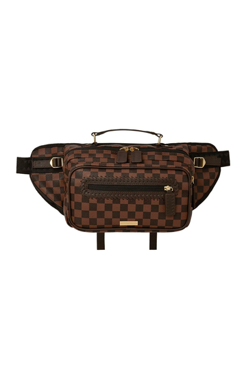 Sprayground Core Embossed Check Cargo Crossbody Bag