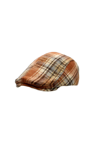 Flat Cap Beige/Brown