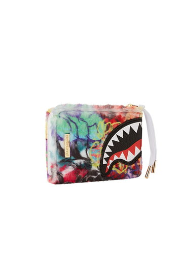 Sprayground Graffiti Faux Fur Wallet