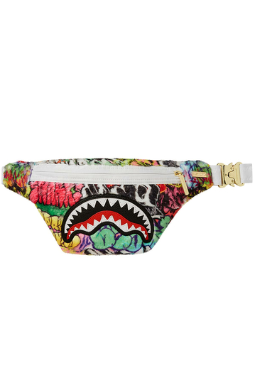 Sprayground Graffiti Faux Fur Waist Bag