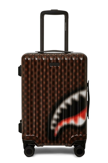 Sprayground Sharks In Paris Blur Hardshell Carry-on Luggage