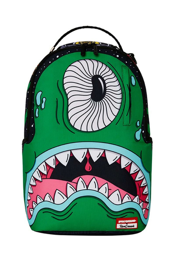 Sprayground Jorge Rodriguez Green Alien Backpack