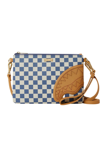 Sprayground Letter Checkers Crossover Clutch