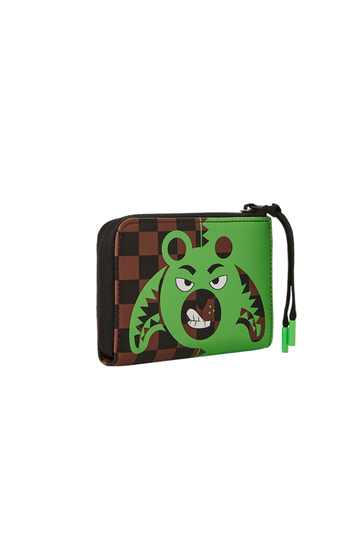 Sprayground Green Money Bear Wallet