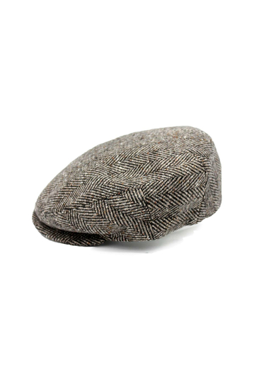 Wool Flat Cap Beige