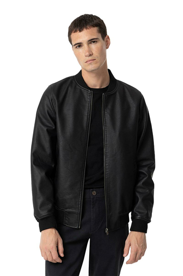 Tiffosi Mitchell PU Jacket Black